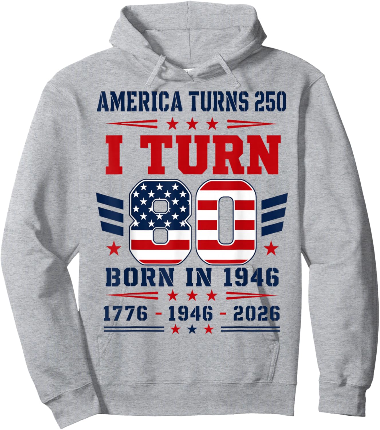 Patriotic Dad Hoodie - Hoodie | Ash