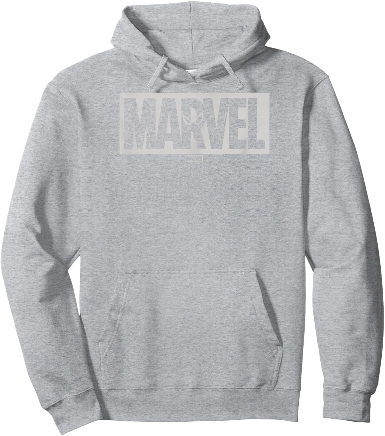Marvel - Light Monochrome Logo Hoodie - Hoodie | Ash