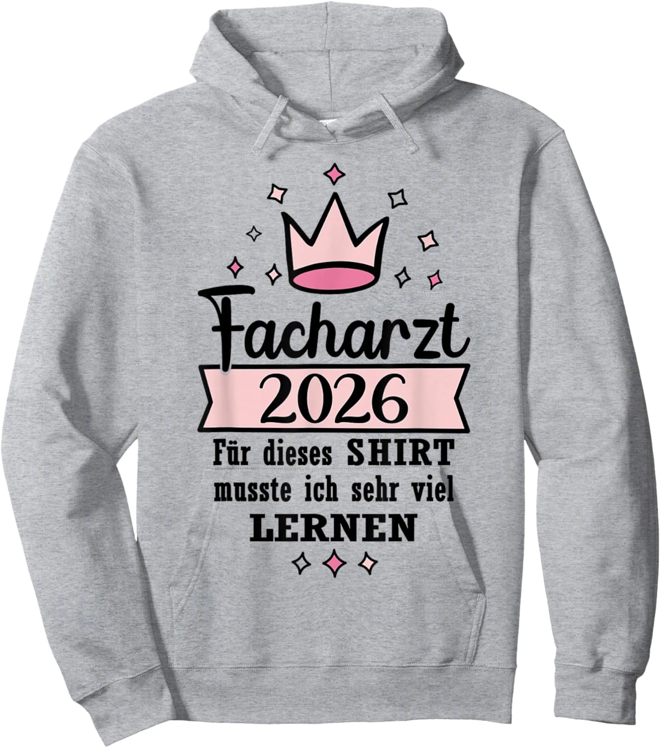 Facharzt Bestanden Abschluss Facharzt 2026 Hoodie - Hoodie | Ash