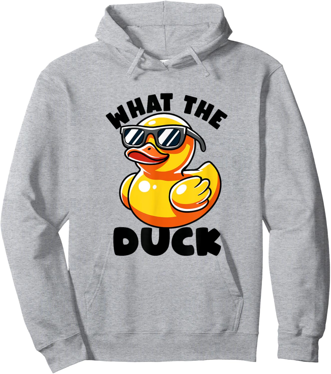 What The Duck Owner I Love Ducks Lover Funny Rubber Duck Hoodie - Hoodie | Ash