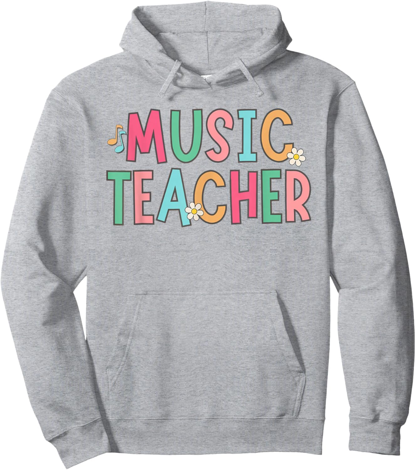 Women Music Teacher First Day of School Elementary School Hoodie - Hoodie | Ash