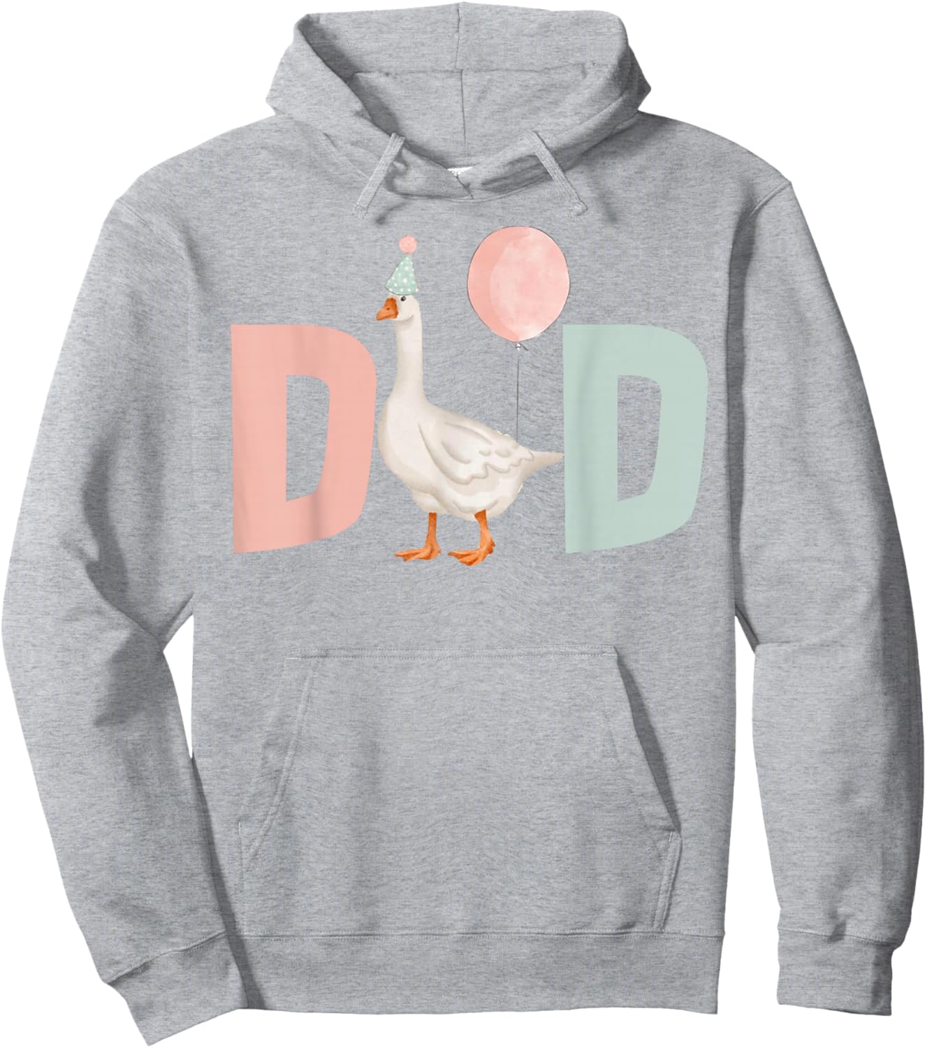 One Silly Goose Dad 1st First Birthday Family Matching Party Hoodie - Hoodie | Ash