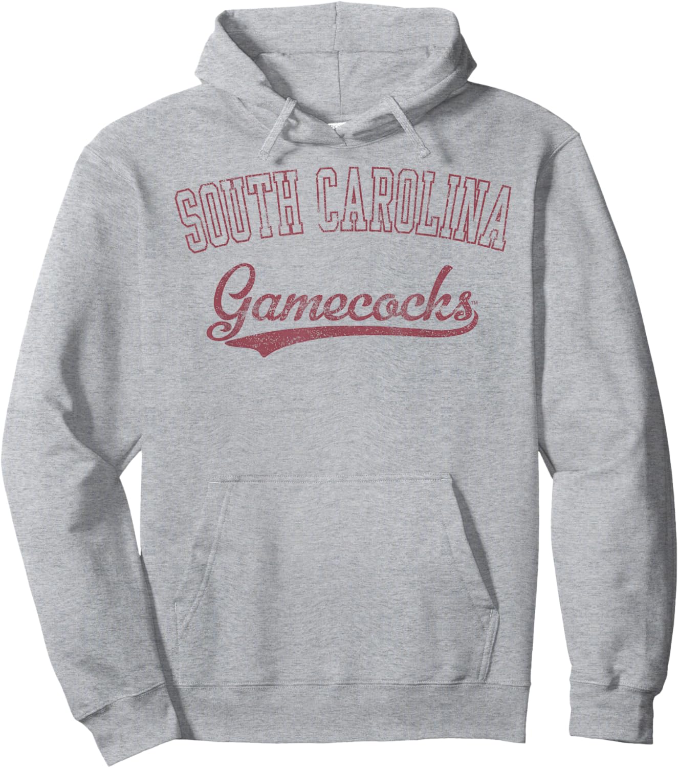 South Carolina Gamecocks Vintage Cursive Officially Licensed Hoodie - Hoodie | Ash