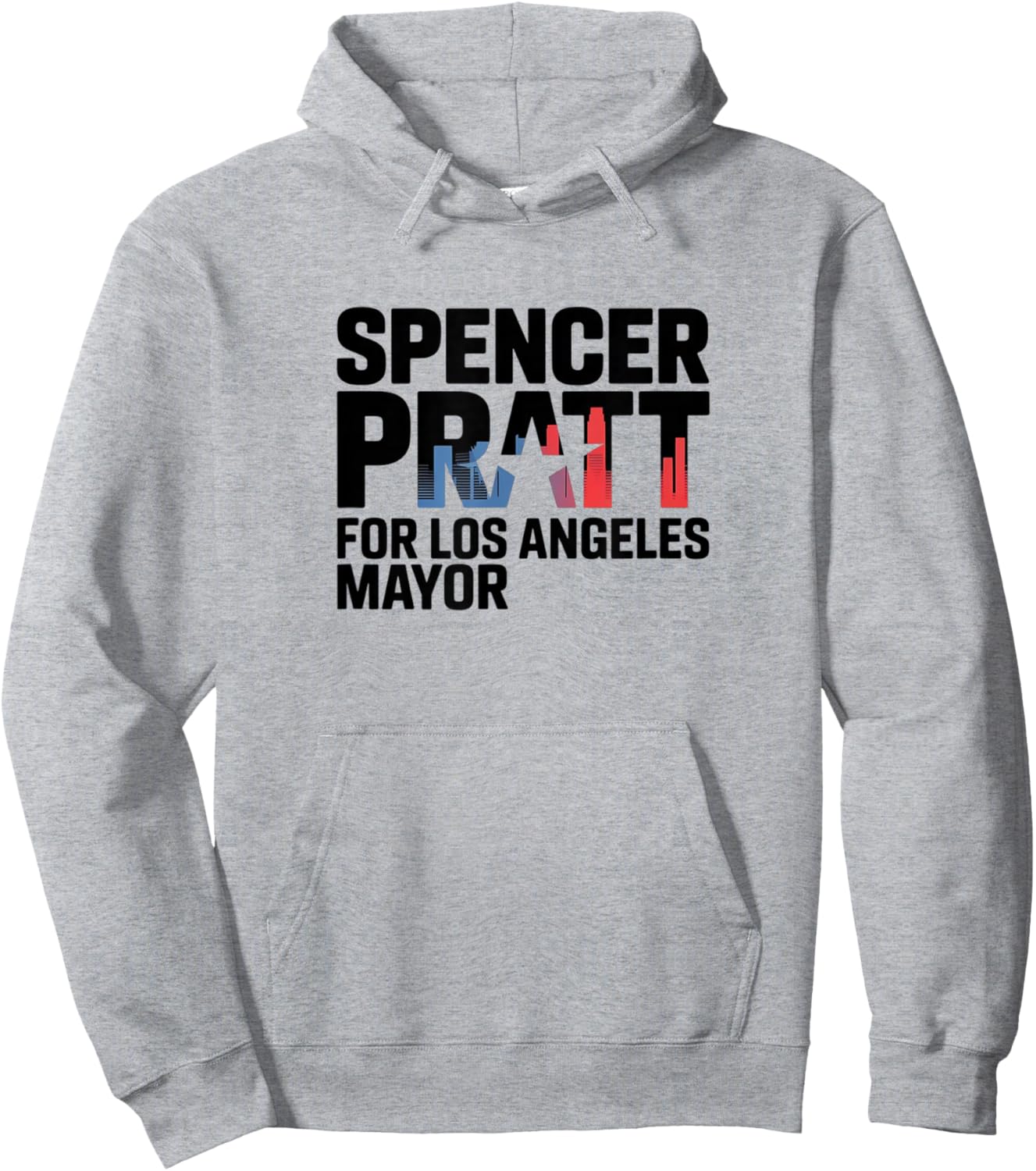 Spencer Pratt for Mayor of Los Angeles Design Hoodie - Hoodie | Ash
