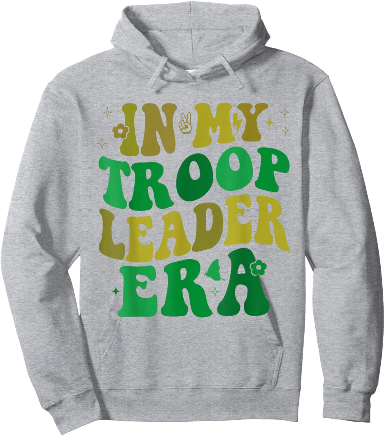 In My Troop Leader Era Cookie Dealer Camping Summer Women Hoodie - Hoodie | Ash
