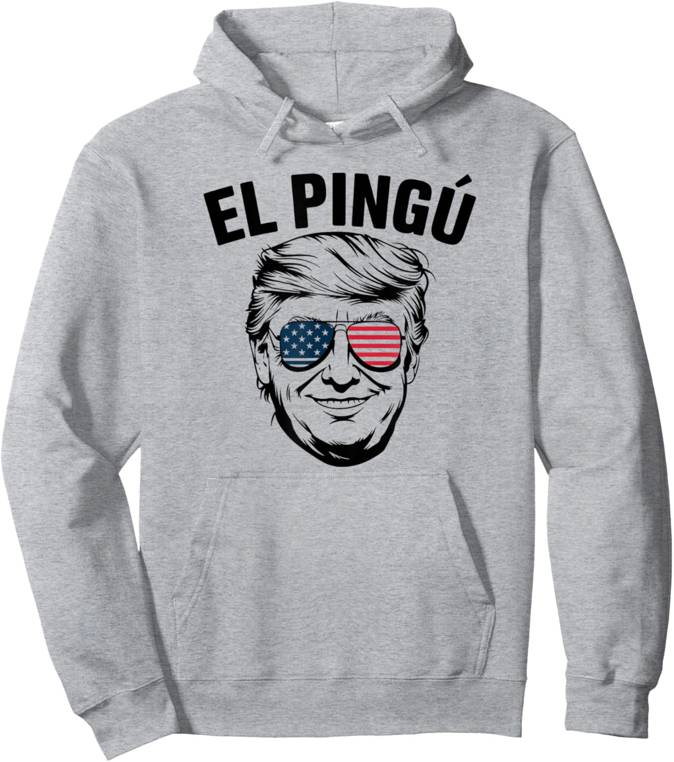 Funny Trump El Pingu Cuban Saying Slang Hialeah Miami 305 Hoodie - Hoodie | Ash