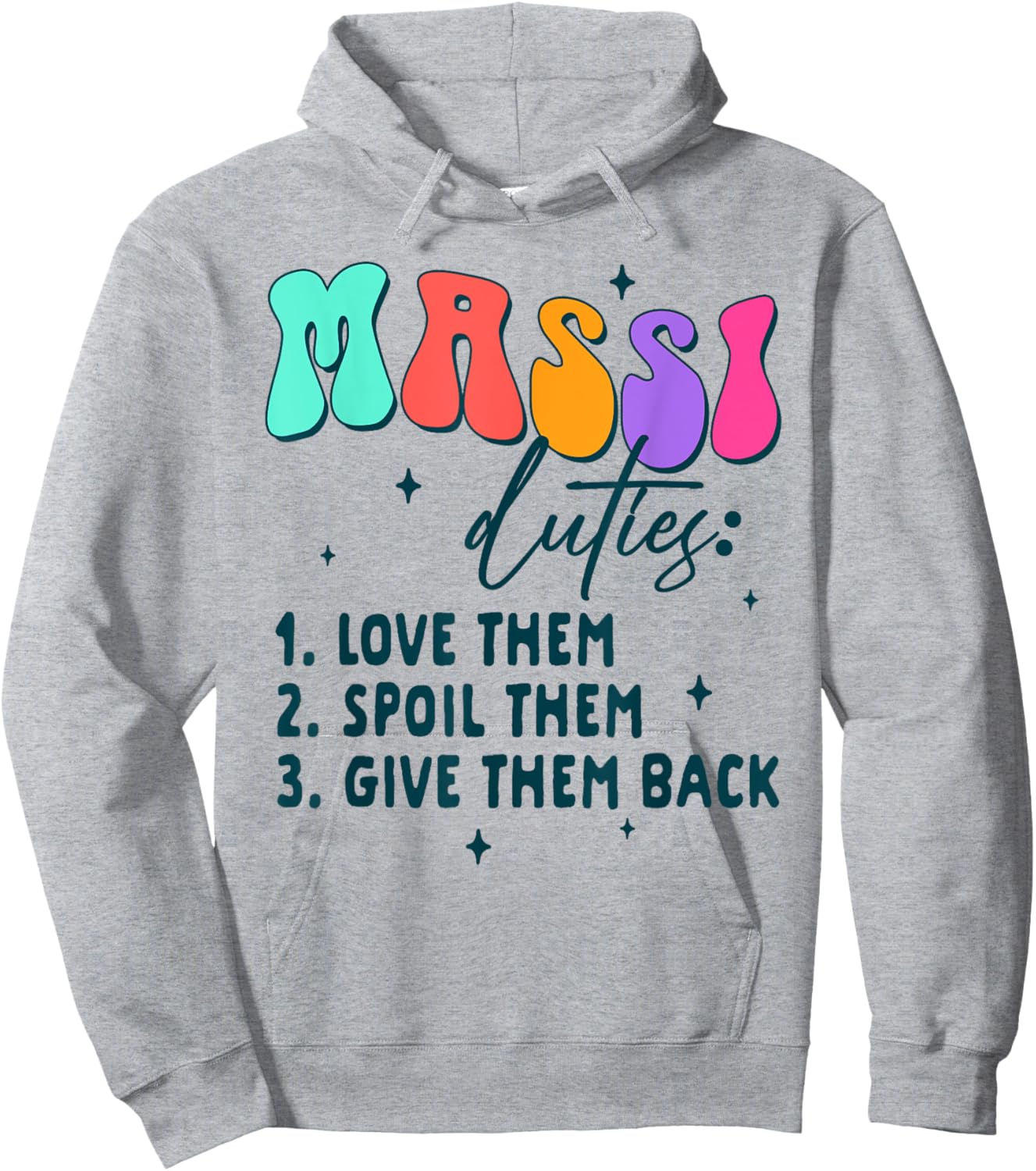 Indian Auntie Punjabi Desi Massi Duties Love Them Spoil Them Hoodie - Hoodie | Ash