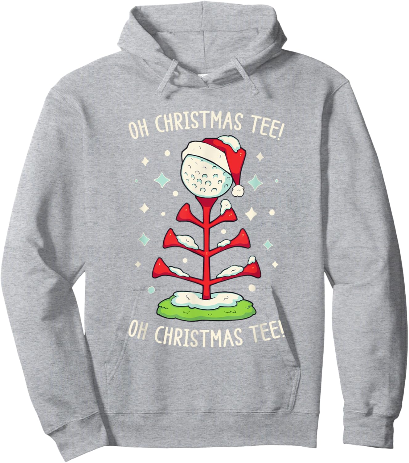 Funny Golf Christmas Shirt Oh Christmas Funny Pun Golf Hoodie - Hoodie | Ash