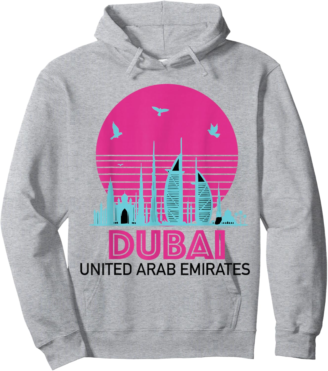 Souvenirs From Dubai UAE United Arab Emirate Reminder Hoodie - Hoodie | Ash