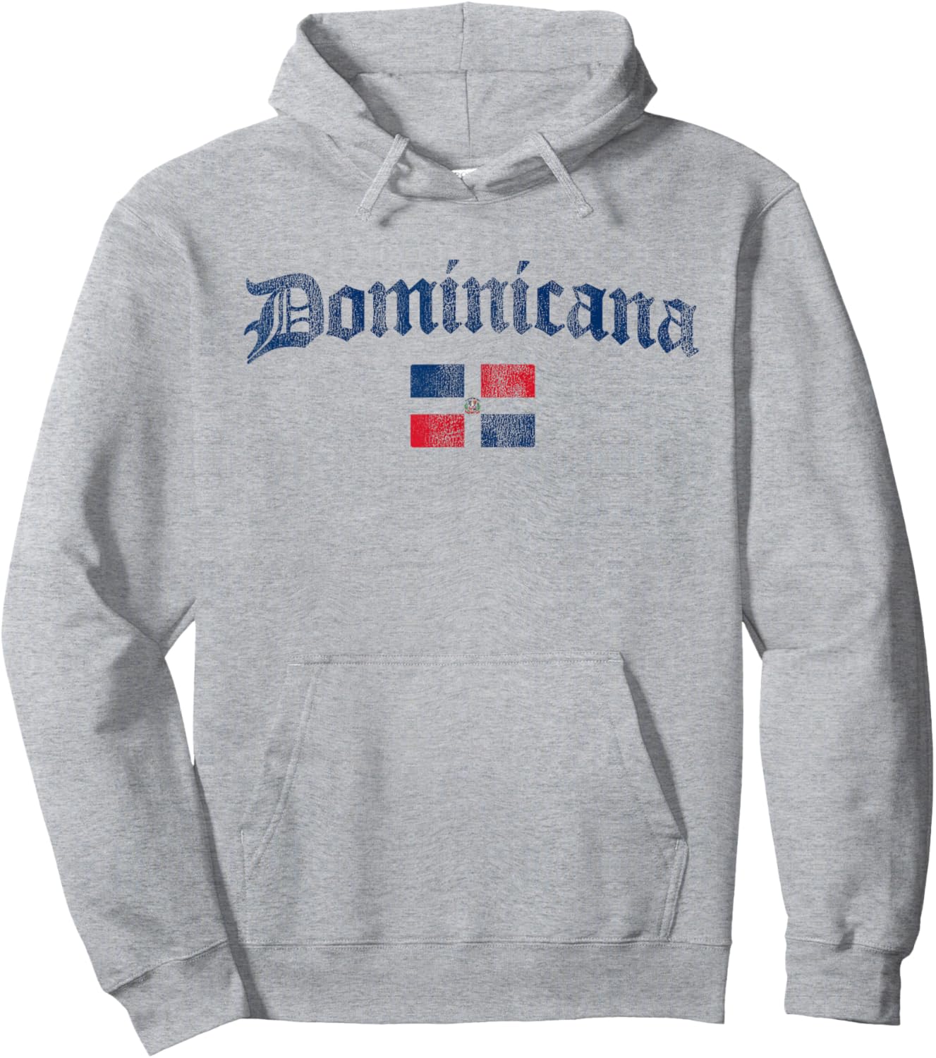 Retro Dominicana Dominican Republic Flag Women Girls Hoodie - Hoodie | Ash
