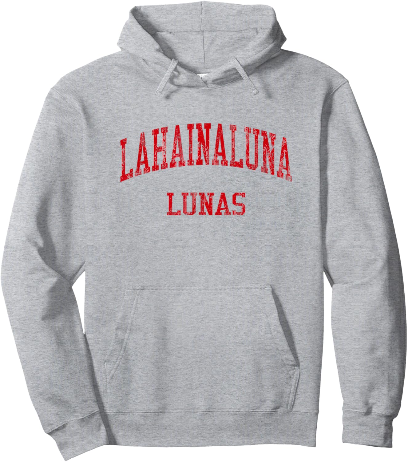 Lahainaluna High School HS Lahaina HI Vintage Sports Hoodie - Hoodie | Ash