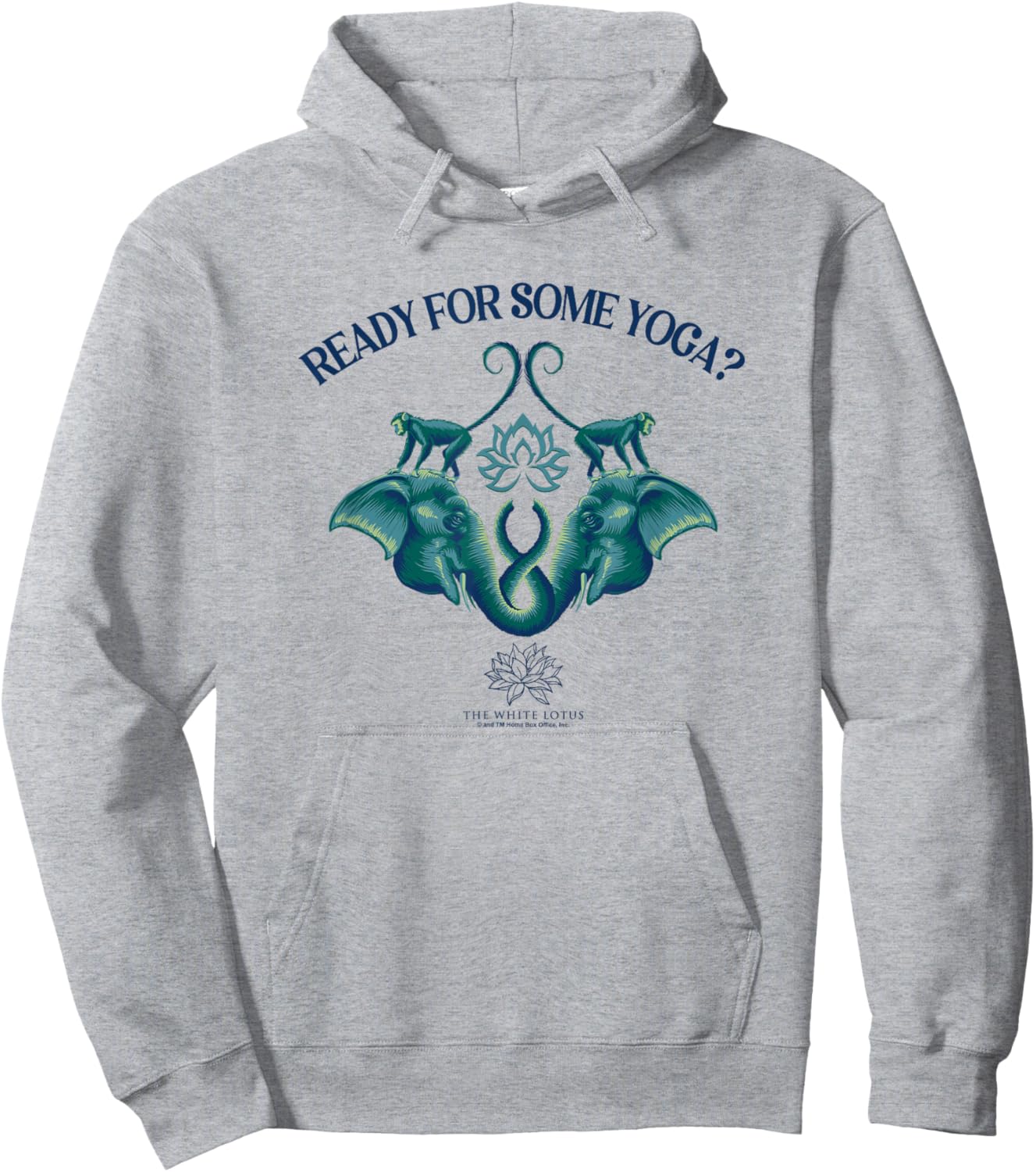 The White Lotus HBO Original Series Yoga Hoodie - Hoodie | Ash