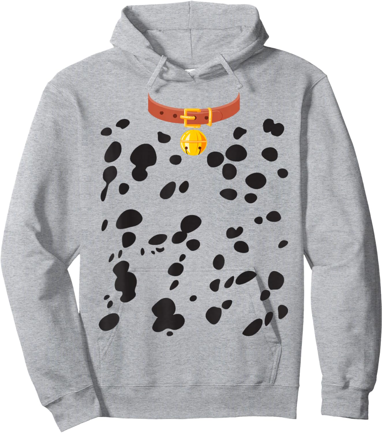 Dalmatian Dog Costume Dalmatian Dots Puppy Print Halloween Hoodie - Hoodie | Ash