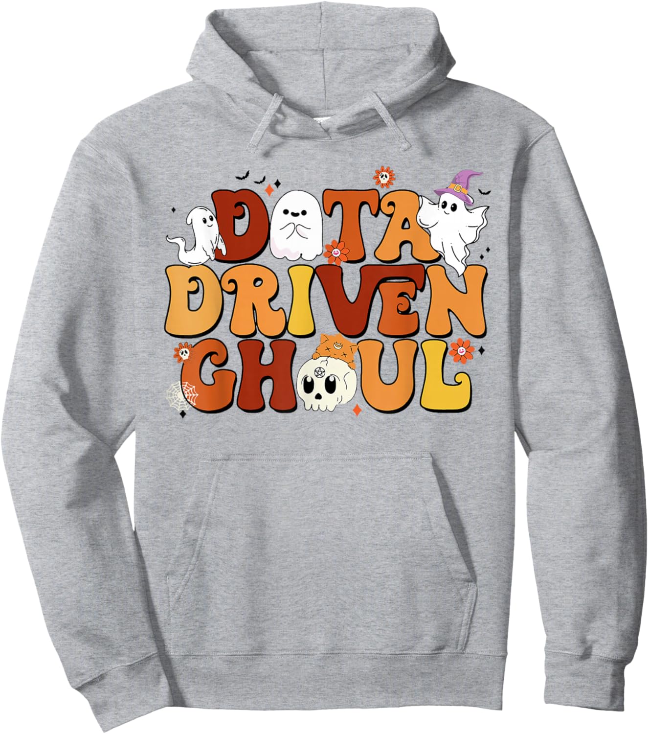 Data Driven Ghoul Funny Halloween Hoodie - Hoodie | Ash
