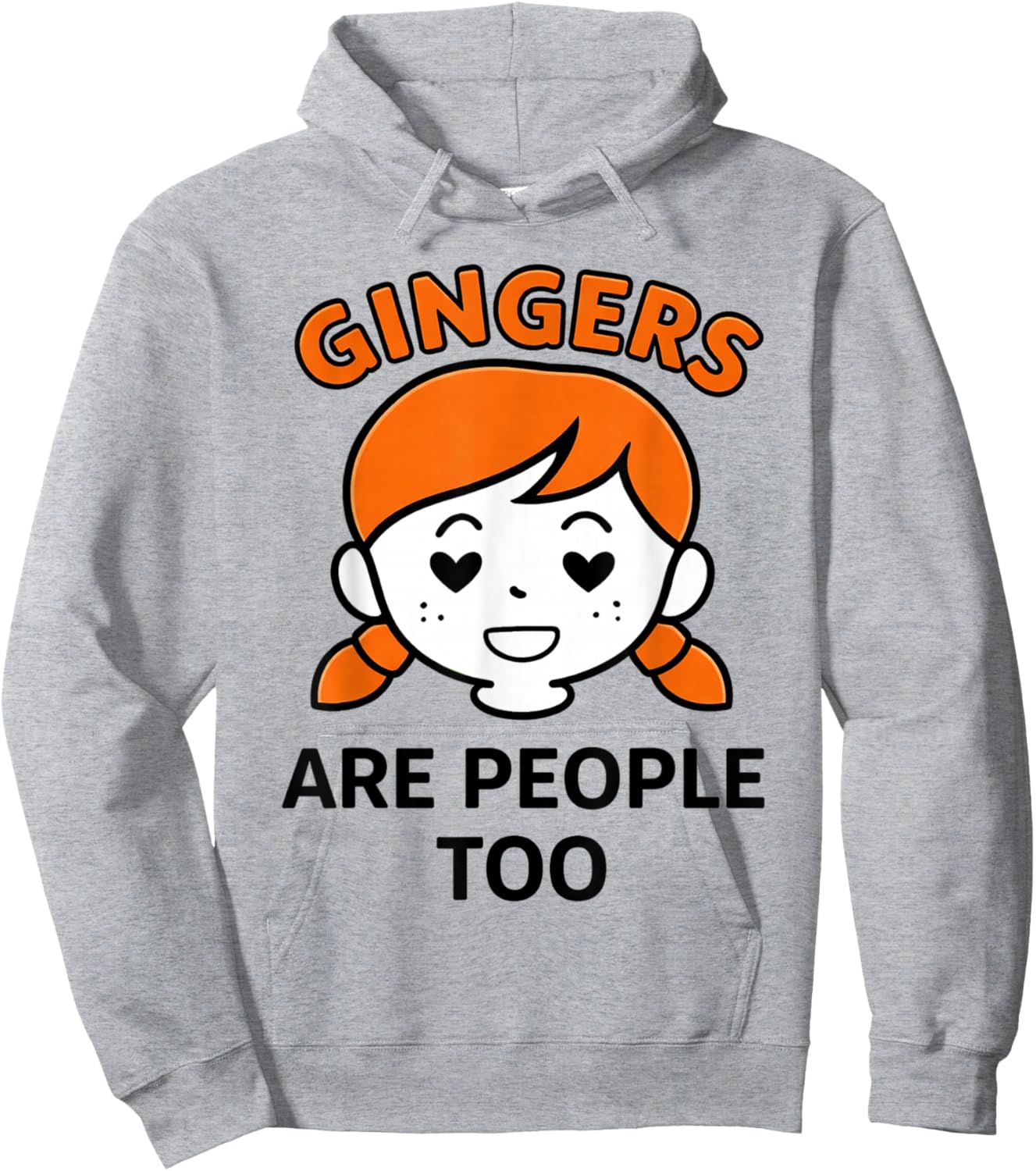 Gingers are People Too Cute Funny Design Hoodie - Hoodie | Ash
