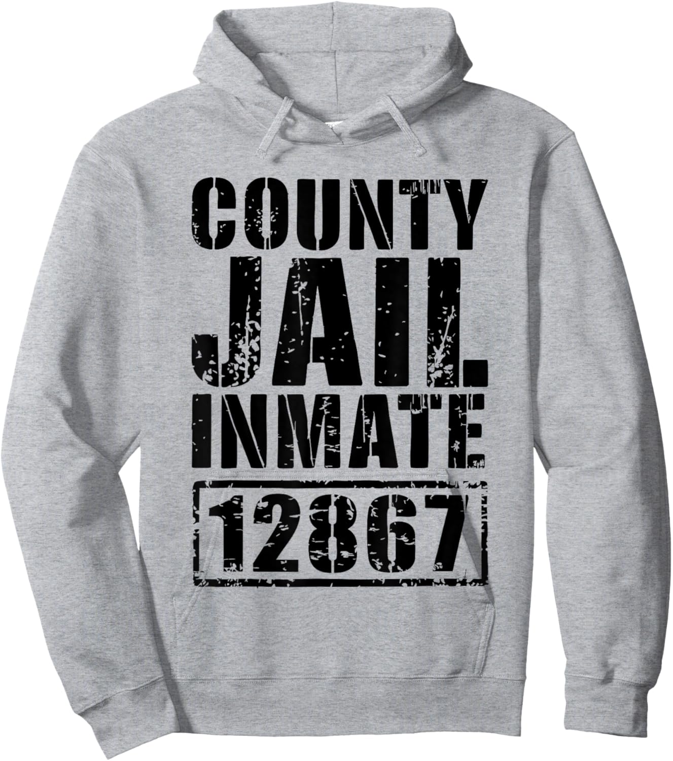 County Jail Prisoner Shirt , Women, Kids Hoodie - Hoodie | Ash