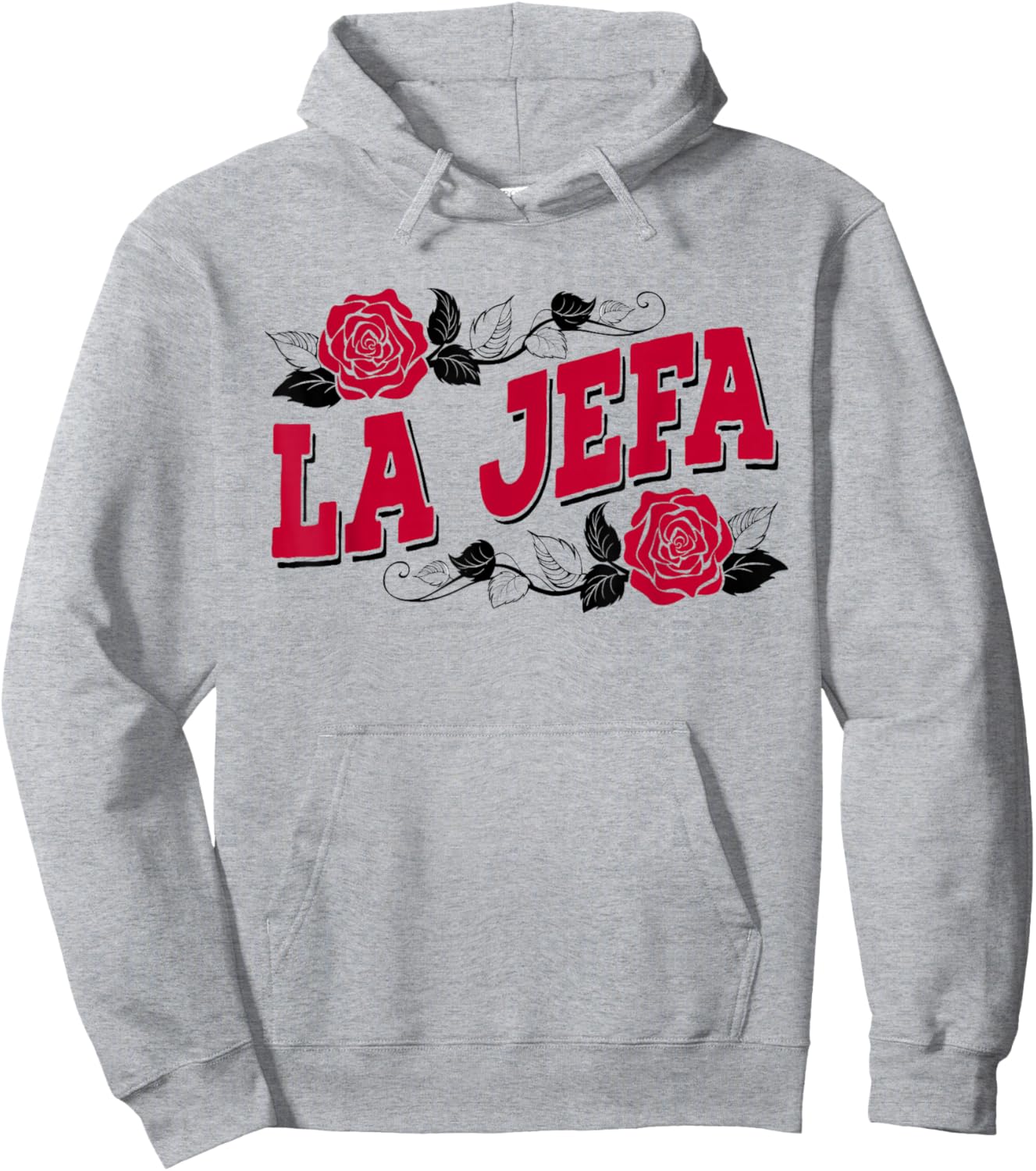 La Jefa Funny Spanish Boss Lady Latina Mom Latinx Hispanic Hoodie - Hoodie | Ash