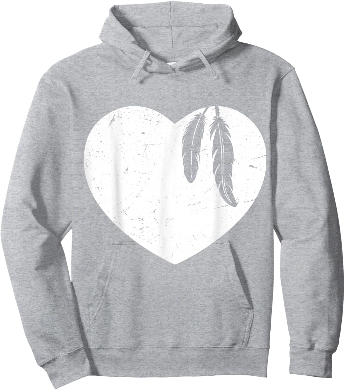 American Native Child Indian Awareness - Indigenous Feather Hoodie - Hoodie | Ash