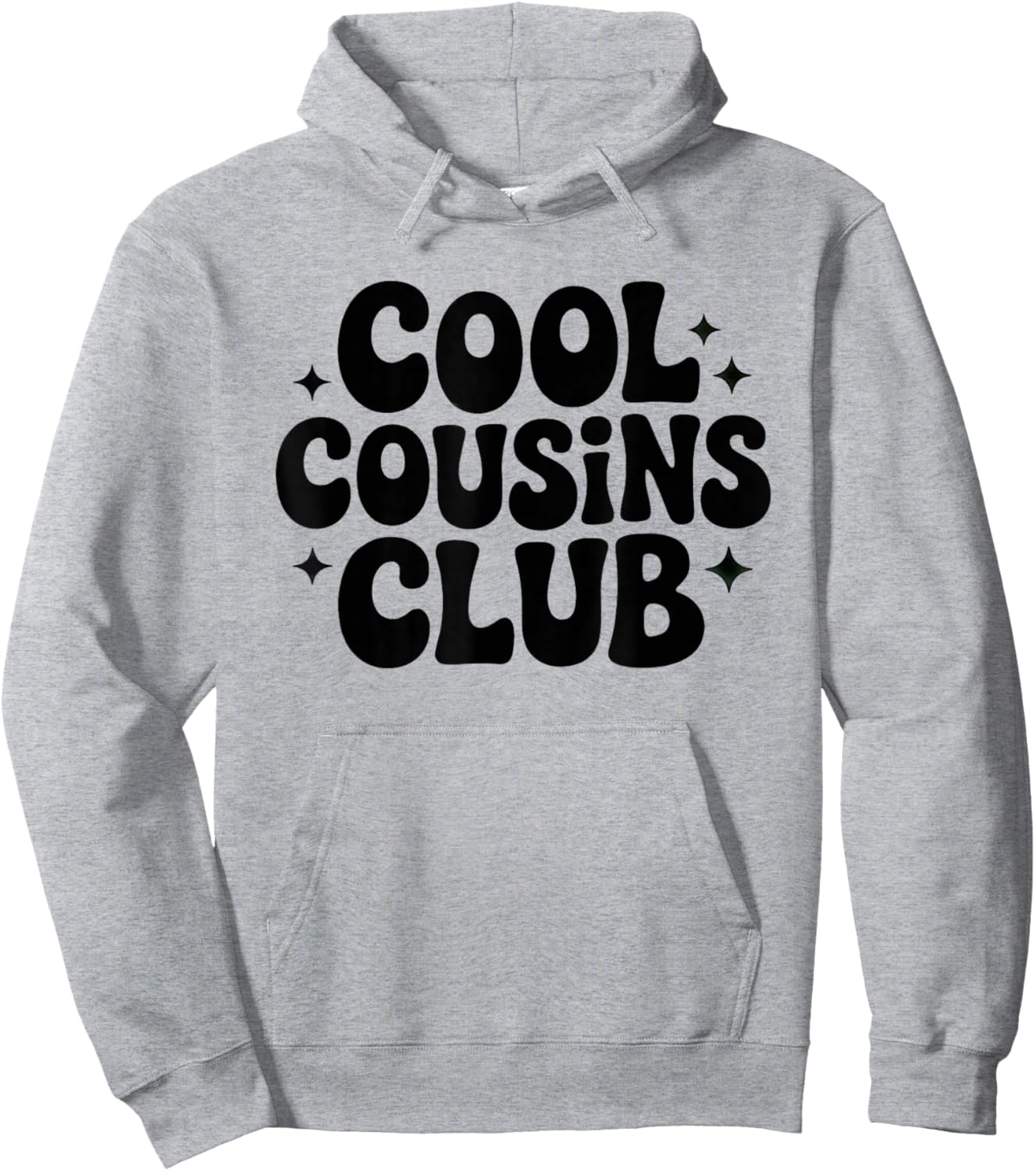 Cool Cousins Club Bold Typografie Familie Humor Zitat Hoodie - Hoodie | Ash