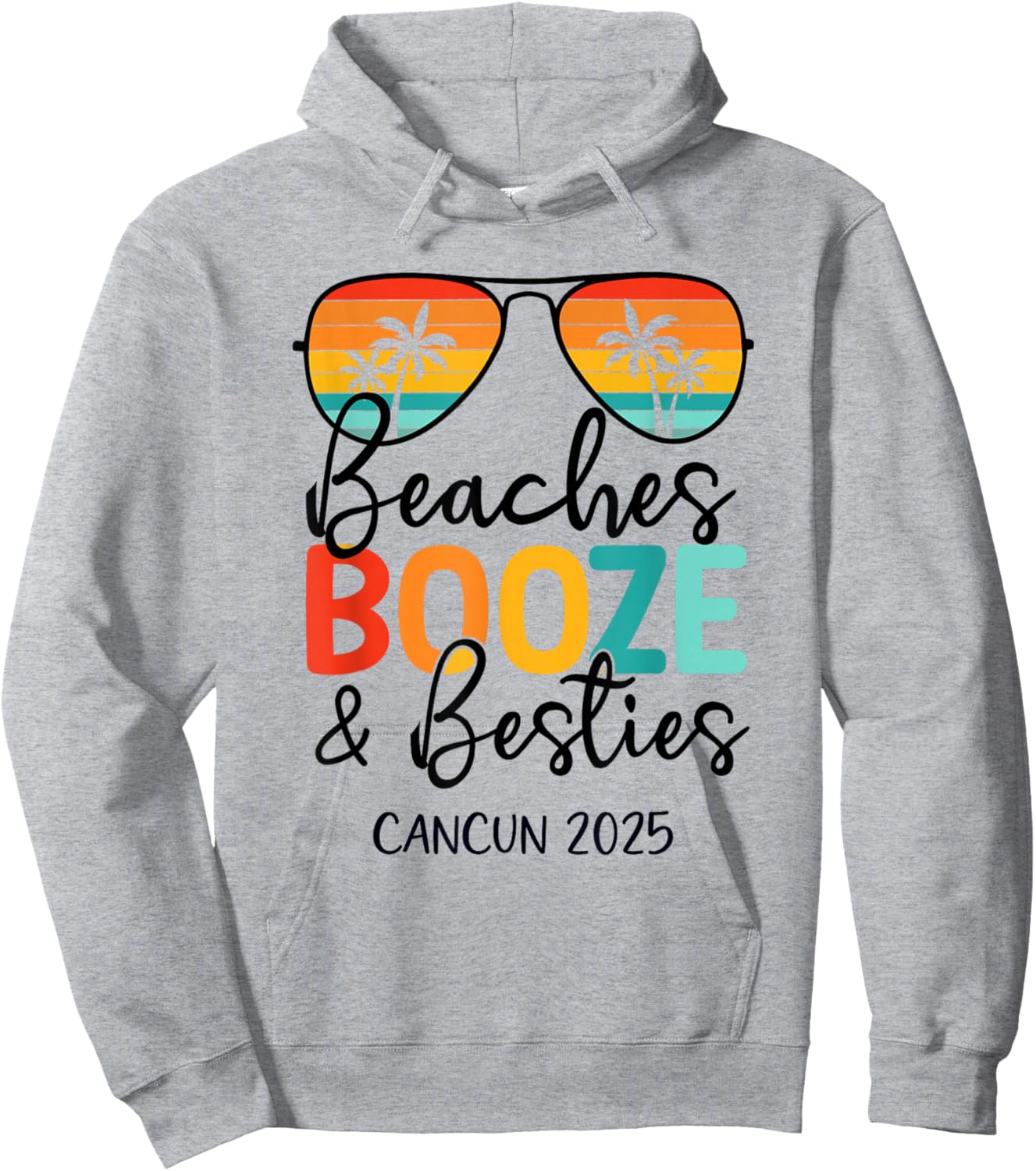 Girls Trip 2025 Cancun Mexico Weekend Summer Vacation Hoodie - Hoodie | Ash