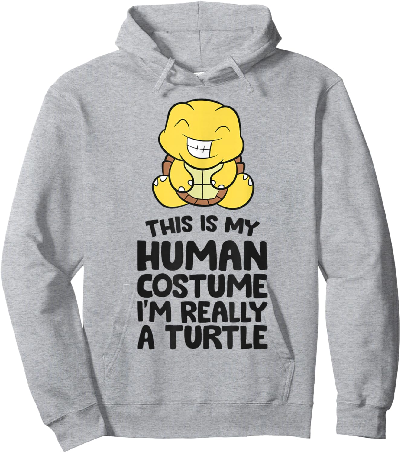 This Is My Human Costume I'm Really A Turtle Hoodie - Hoodie | Ash