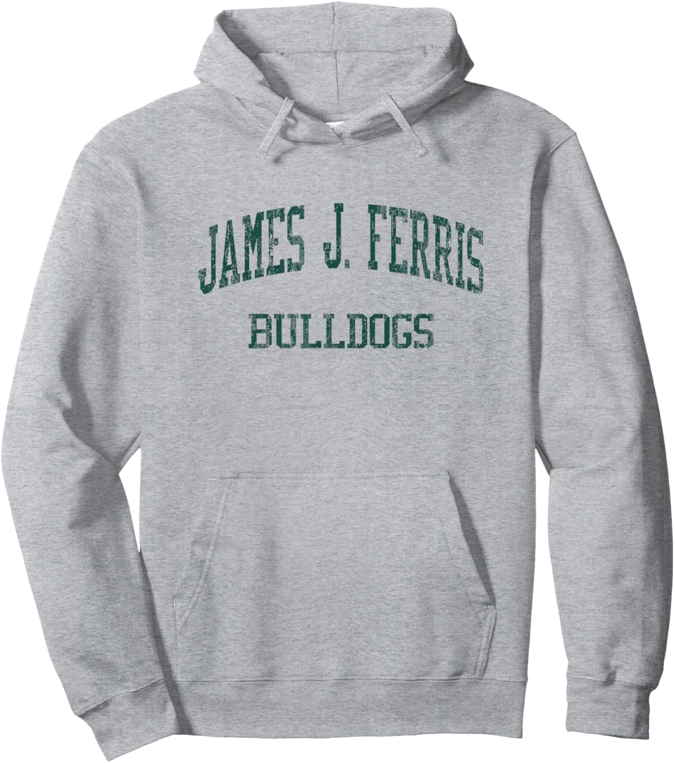 James J. Ferris High School HS Jersey City NJ Vintage Sports Hoodie - Hoodie | Ash
