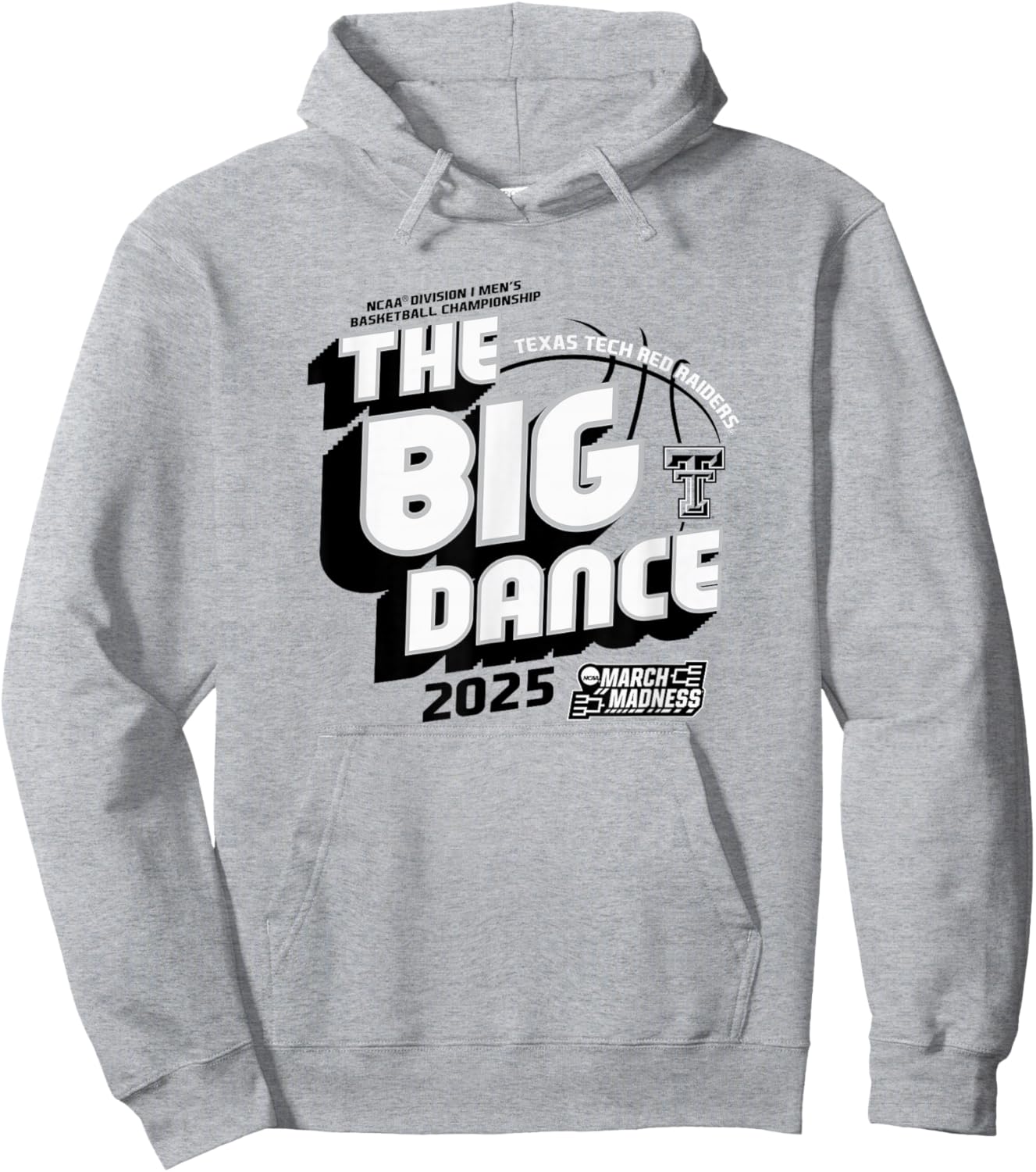Texas Tech Red Raiders March Madness 2025 Basketball Dance Hoodie - Hoodie | Ash