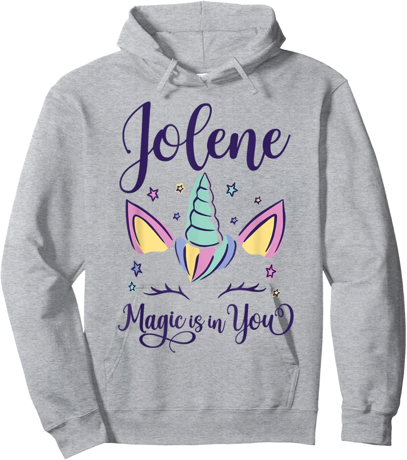 First Name Jolene Personalized I Love Jolene Hoodie - Hoodie | Ash