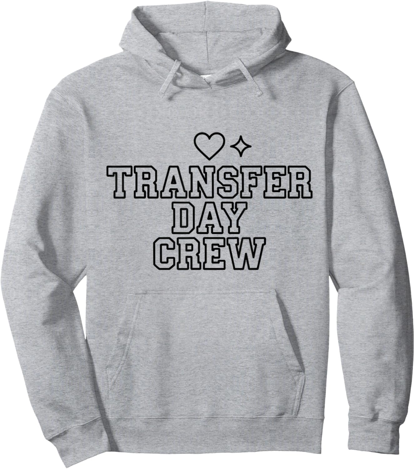Transfer Day Crew Wake Pray Transfer Day IVF Support Day Hoodie - Hoodie | Ash