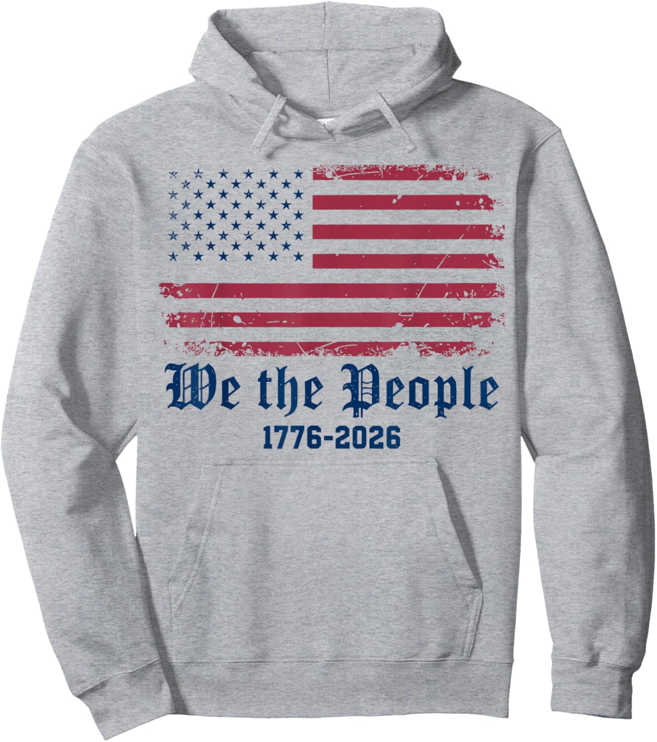 We The People 250th Anniversary July 4th Hoodie - Hoodie | Ash