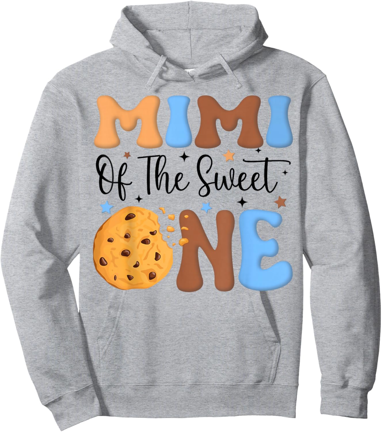 Mimi of The Sweet One Cookies & Milk 1st Birthday Family Hoodie - Hoodie | Ash