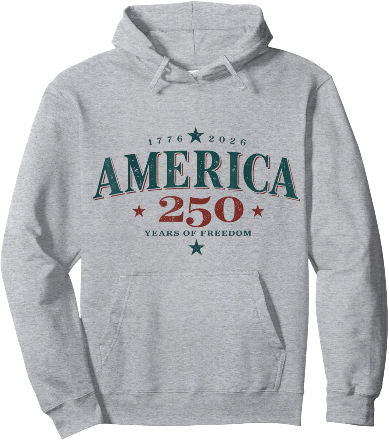 250th Anniversary 4th of July Patriotic Independence Day Hoodie - Hoodie | Ash
