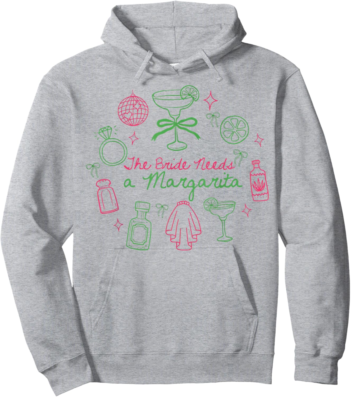 The Bride Needs A Margarita Cute Cocktail Bachelorette Party Hoodie - Hoodie | Ash