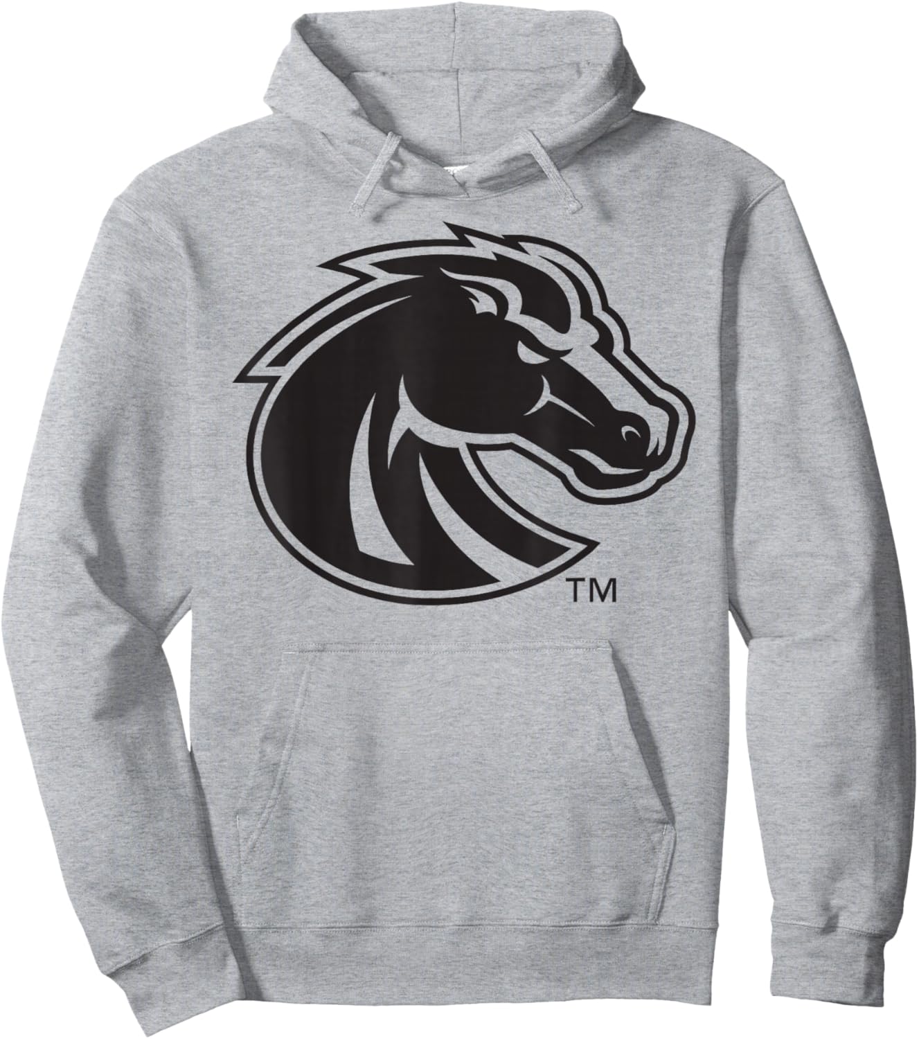 Boise State Broncos Two Tone White Officially Licensed Hoodie - Hoodie | Ash