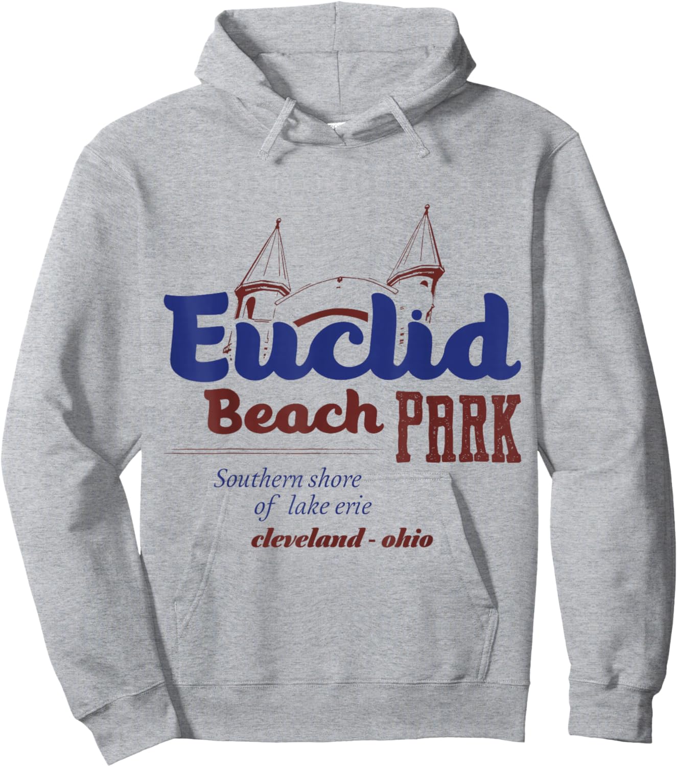 Euclid Beach Park 1895 Hoodie - Hoodie | Ash