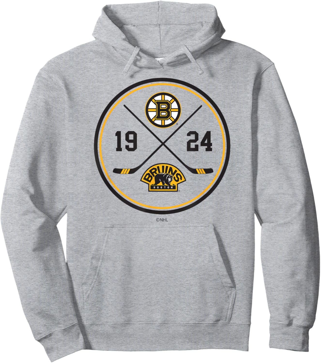 Boston Bruins Prize Gray Officially Licensed Hoodie - Hoodie | Ash