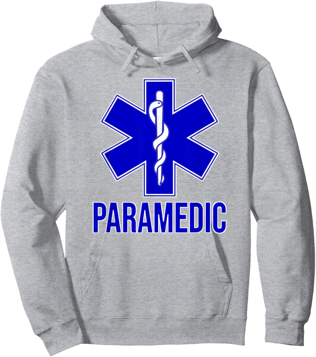 Paramedic Star of Life Emt Ems Ambulance Uniform Costume Hoodie - Hoodie | Ash