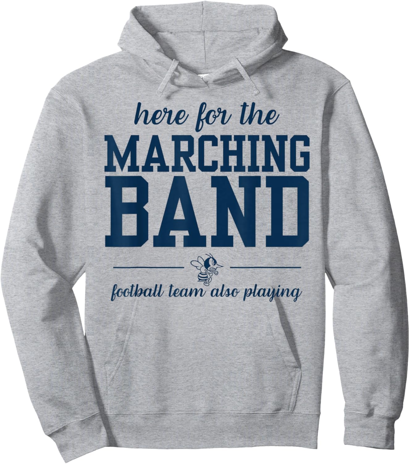 Here for The Marching Band Hoodie - Hoodie | Ash