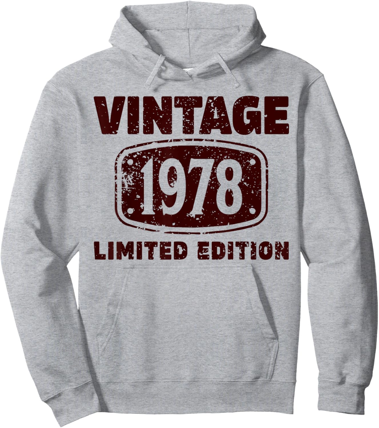1978 48 Ans Homme Femme Cadeau Anniversaire Homme 1978 Hoodie - Hoodie | Ash