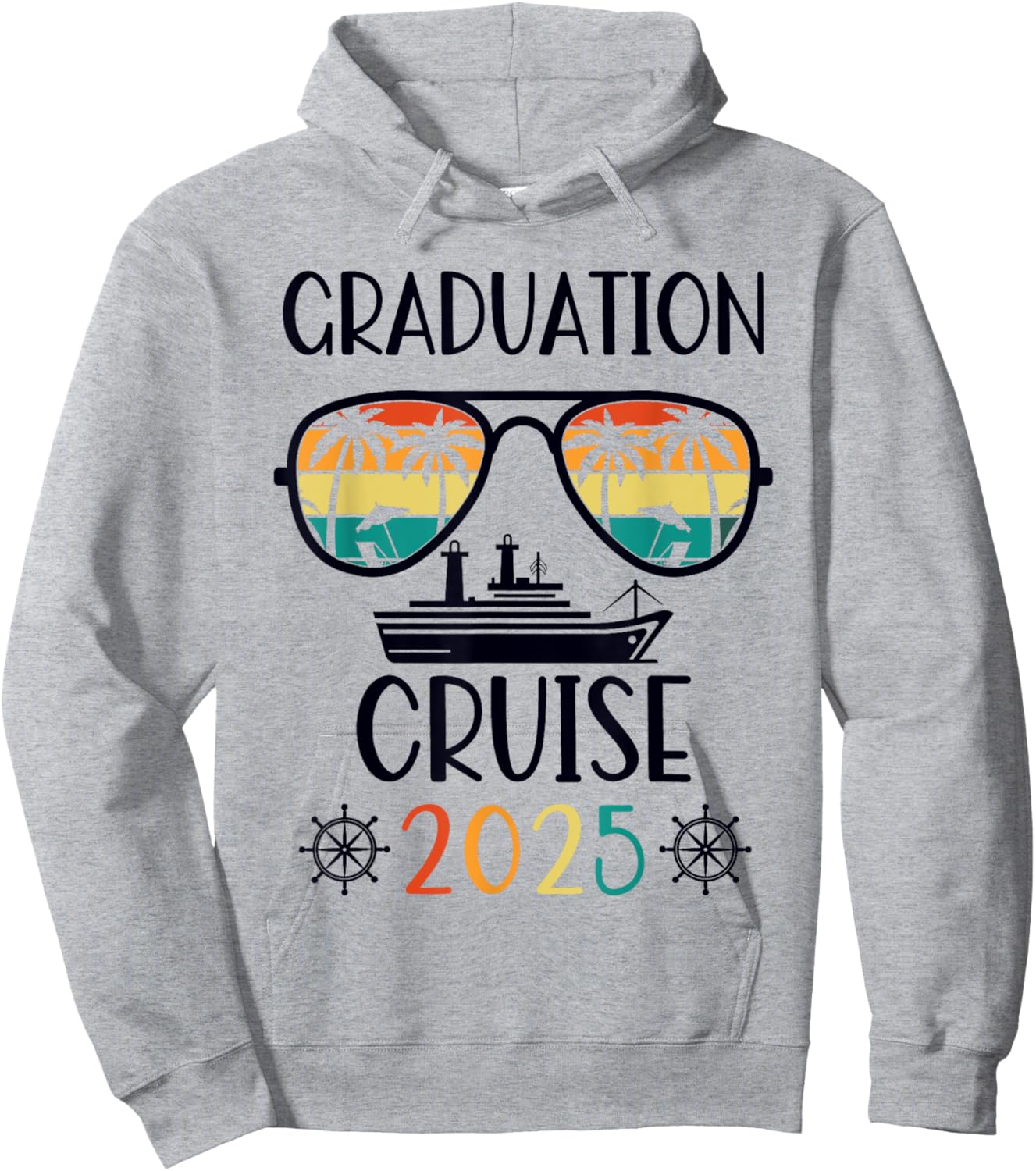 Graduation Cruise Trip Class Of 2025 Senior Summer Vacation Hoodie - Hoodie | Ash