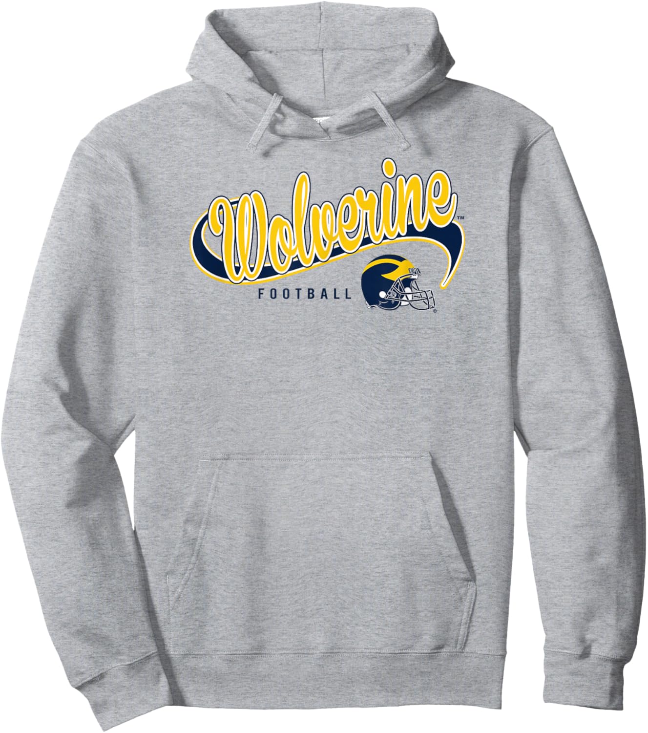 Michigan Wolverines Football Goodness Gray Hoodie - Hoodie | Ash