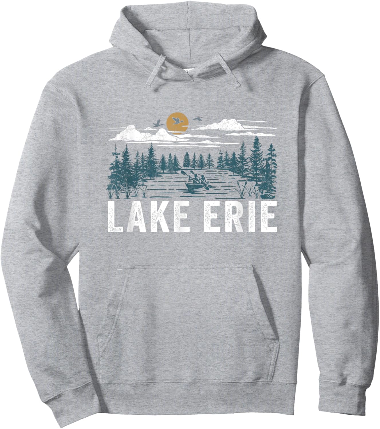 Lake Erie Hoodie - Hoodie | Ash