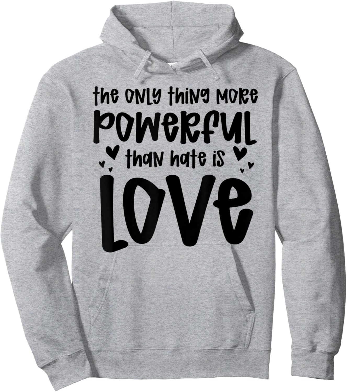 T-Shirt Hoodie - Hoodie | Ash