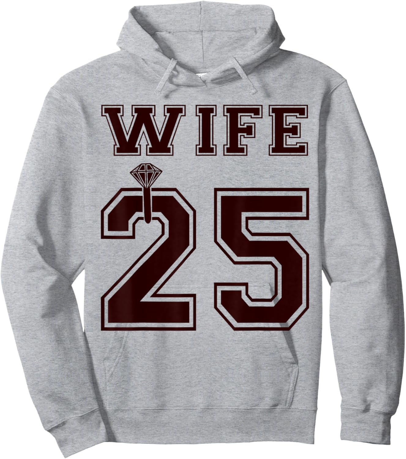 2025 Wife Husband Matching Engagement Party Honeymoon Hoodie - Hoodie | Ash