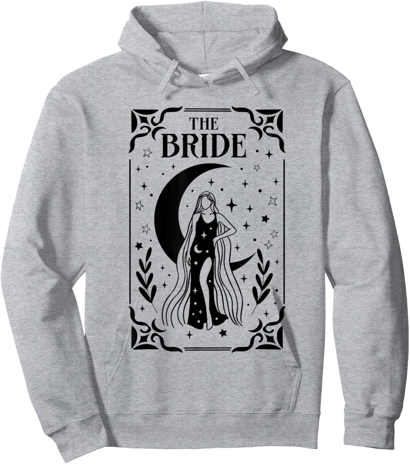 The Bride Coven Gothic Bachelorette Bridal Party Bach Crew Hoodie - Hoodie | Ash