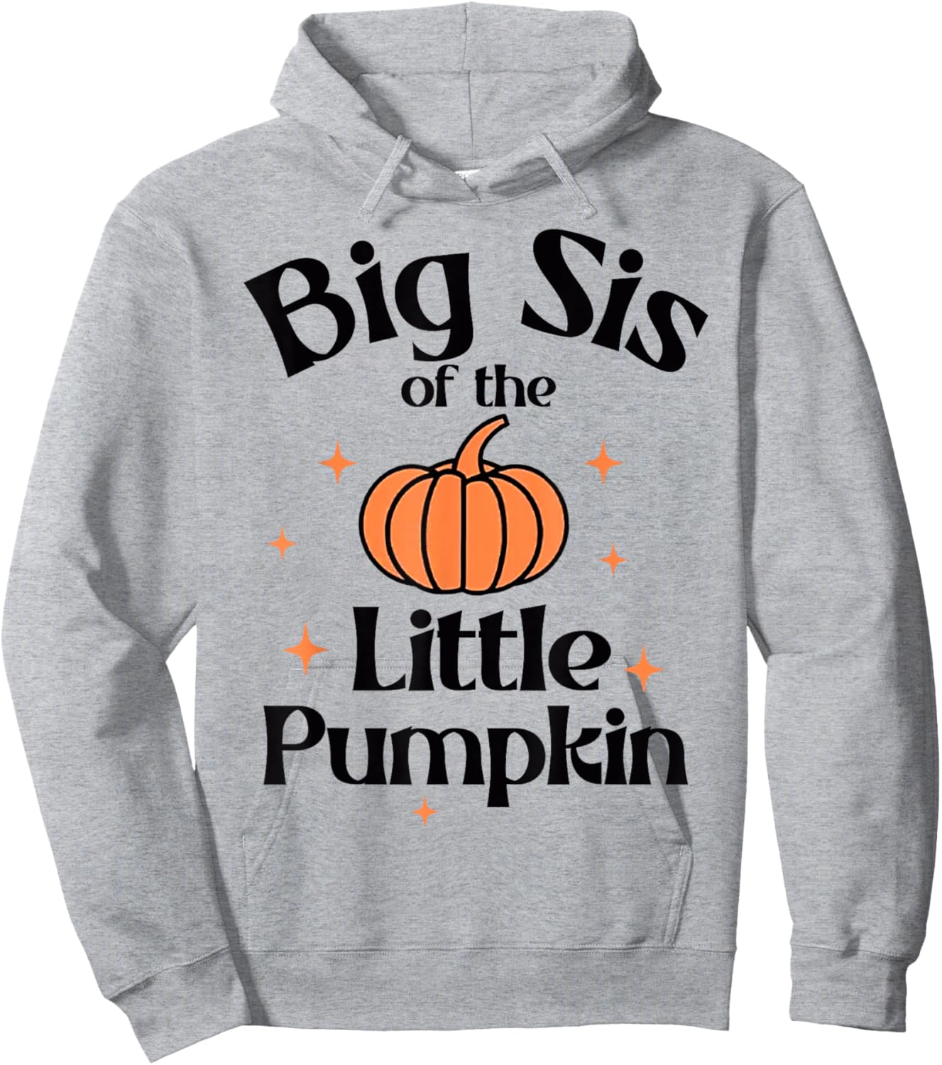 Big Sis Of The Little Pumpkin Cute 1st Birthday Boy Girl Hoodie - Hoodie | Ash