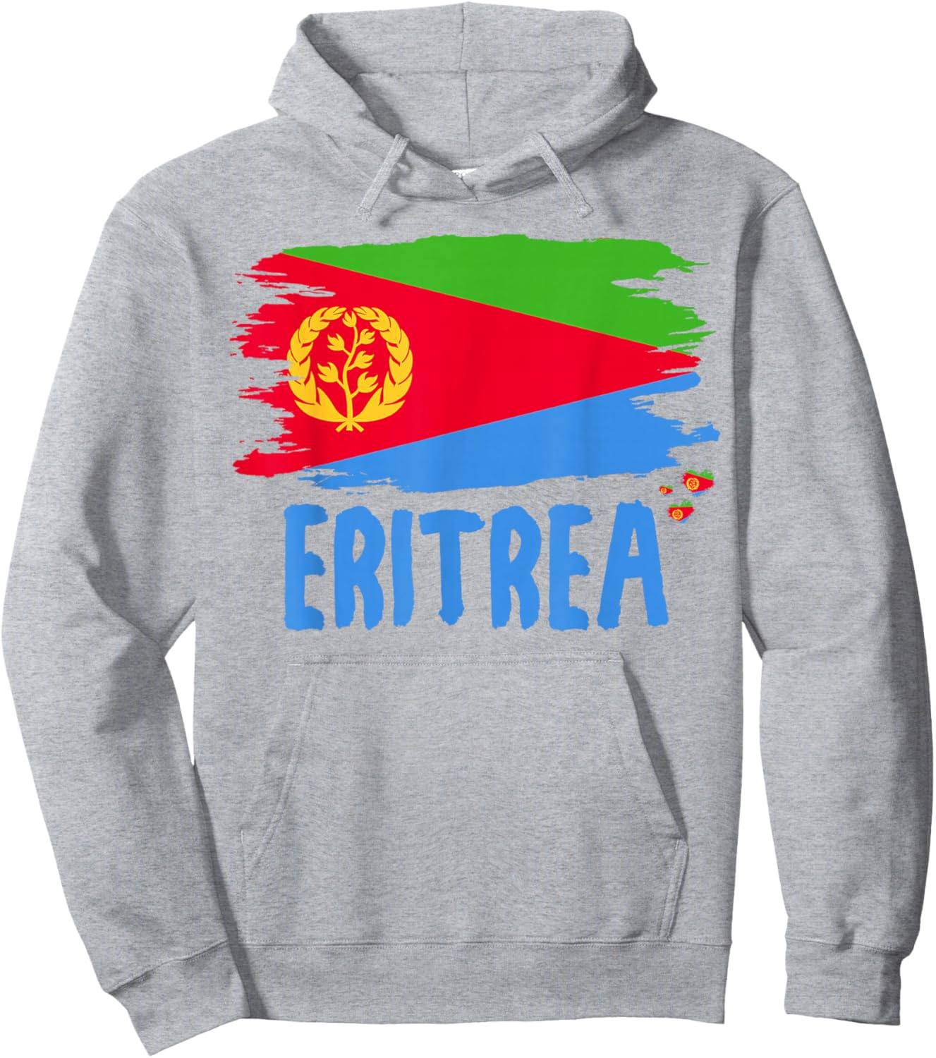 Eritrean Flag Outfit Idea & Eritrea Heritage Theme Hoodie - Hoodie | Ash