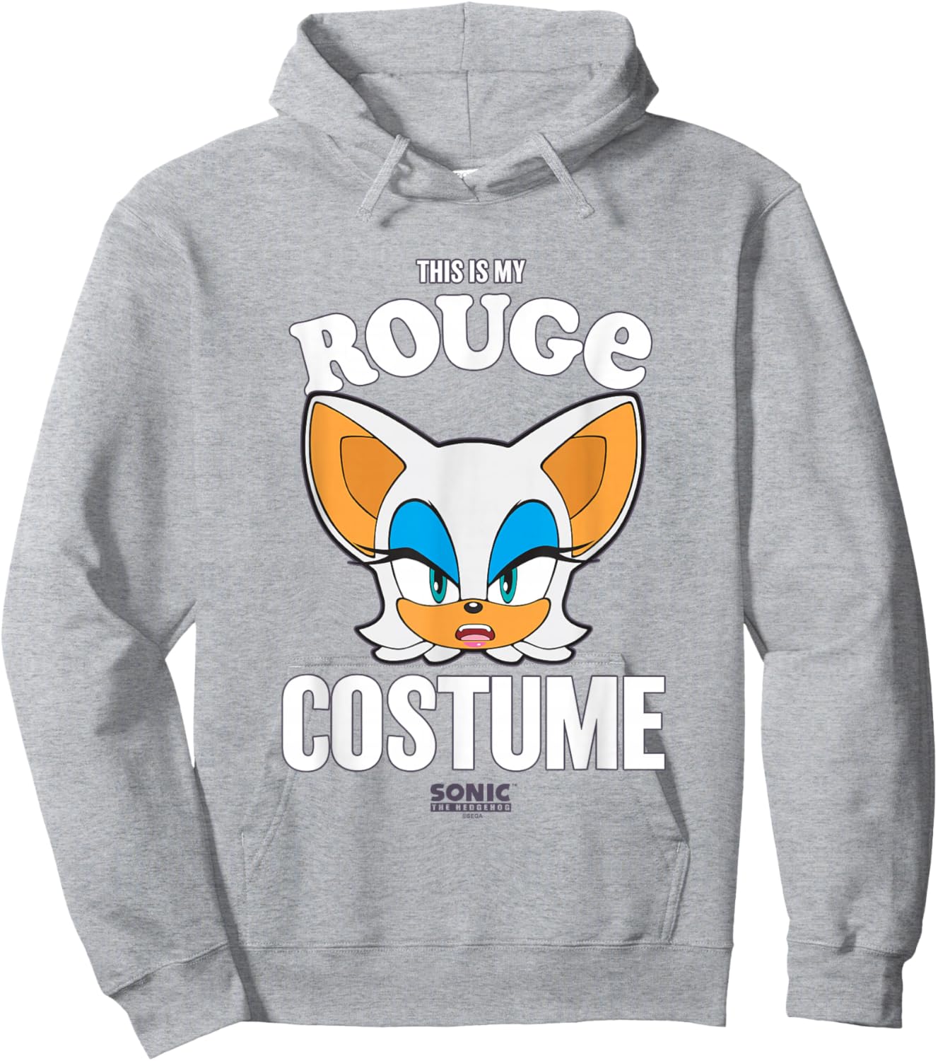 Sonic The Hedgehog Halloween This Is My Rouge Costume Hoodie - Hoodie | Ash