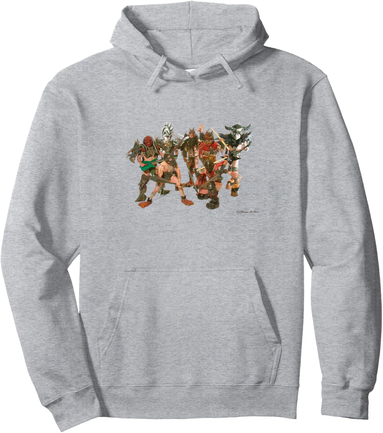 GWAR Heavy Metal Band by George DuBose Hoodie - Hoodie | Ash