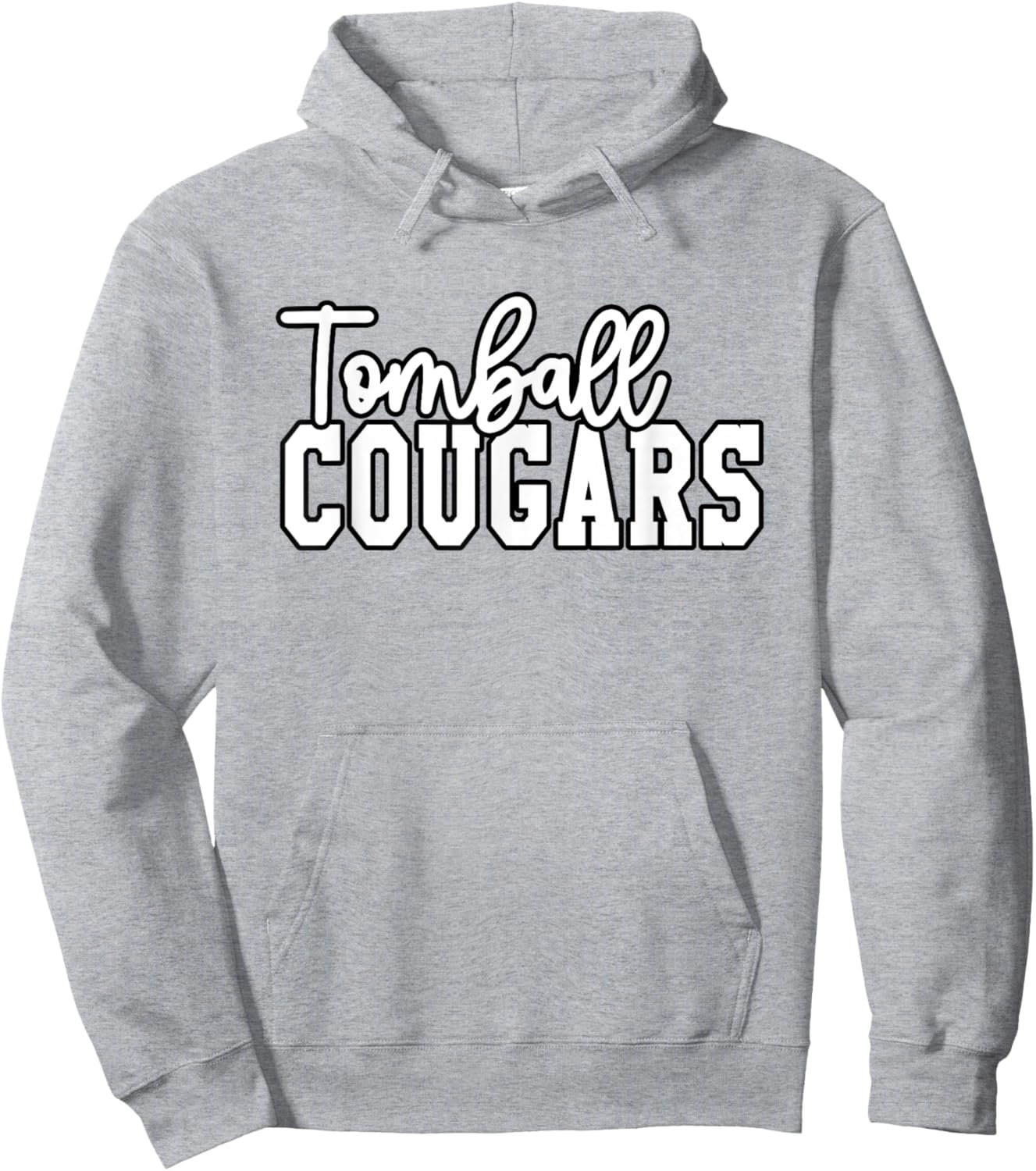 Tomball High School Cougars Hoodie - Hoodie | Ash